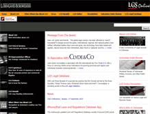 Tablet Screenshot of lgsonline.com